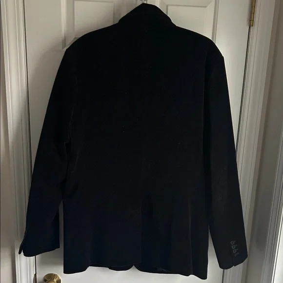 Men's Juicy Couture Velour Velvet Black Blazer